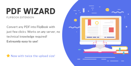 WordPress flipbook with page-turn effect created from a PDF using the PDF To FlipBook extension