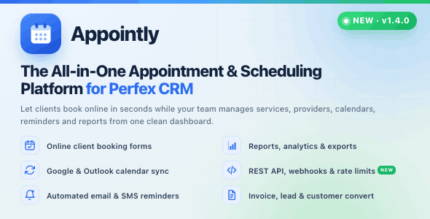 Appointly - Perfex CRM Appointments
