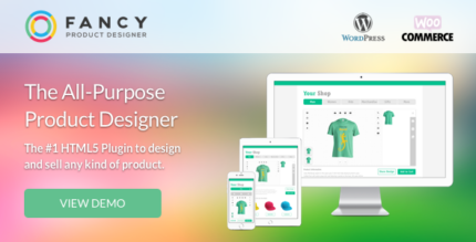 Fancy Product Designer WooCommerce plugin for custom product and T-shirt design