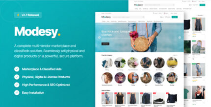 Modesy - E-commerce & Marketplace Script