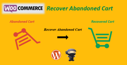 Abandoned cart recovery plugin for WooCommerce with automated email follow-ups