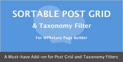 WPBakery Page Builder - Sortable Grid & Taxonomy filter