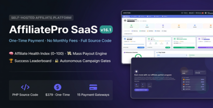 AffiliatePro SaaS: AI-Powered Multi-Vendor & MLM System