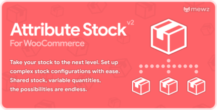 WooCommerce Attribute Stock – Shared Stock & Variable Quantities