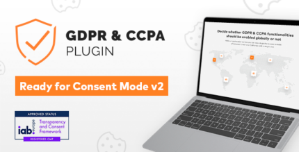 WordPress GDPR and CCPA plugin with cookie consent banner and privacy settings panel