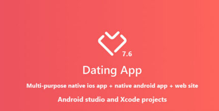Dating App - web version, iOS and Android apps