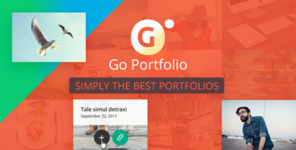 Responsive WordPress portfolio grid with filter buttons and image thumbnails
