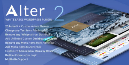 White Label WordPress Plugin - WpAlter