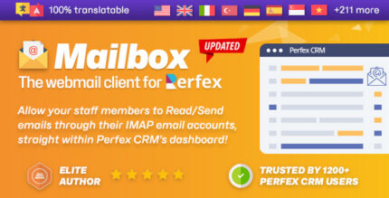 Mailbox - Webmail Client & Email Automation Module for Perfex CRM