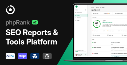phpRank - SEO Reports & Tools Platform
