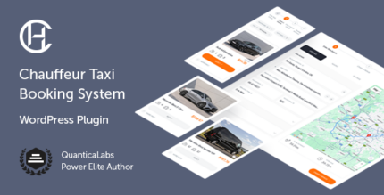Taxi and limousine booking form for WordPress with route map and vehicle selection